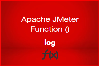 Apache JMeter log function