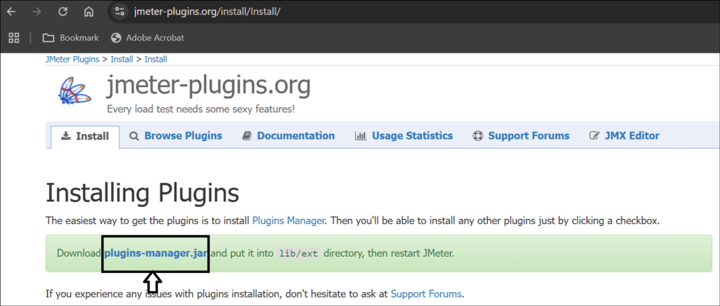 JMeter Plugins Manager Installation Steps