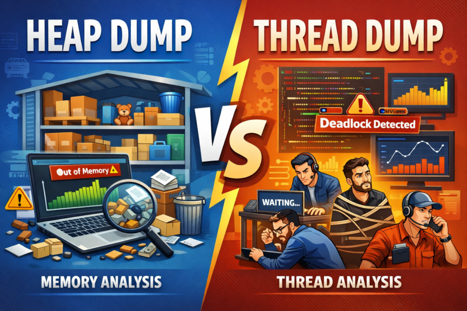 Heap Dump vs Thread Dump